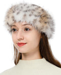 sy soul young Faux Fur Headband with Elastic for Women's Winter Earwarmer Earmuff
