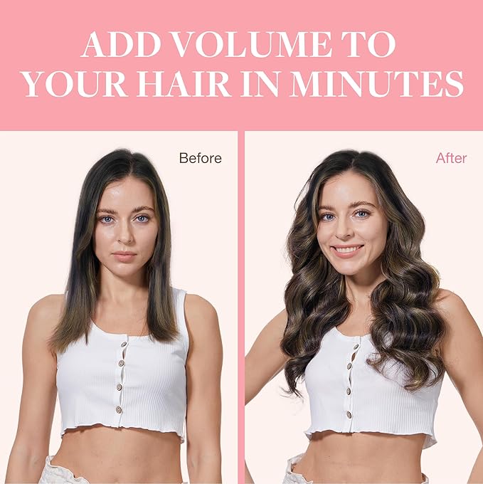 GOO GOO Clip in Hair Extensions Real Human Hair, Remy Human Hair Extensions Clip ins for Women, Natural Human Hair, 14inch 120g 7Pcs, 1B/16/1B Balayage Natural Black to Light Blonde