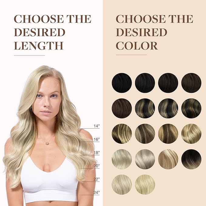 GOO GOO Clip in Hair Extensions Real Human Hair, Remy Human Hair Extensions Clip ins for Women, Natural Human Hair, 16inch 130g 7Pcs, 17A/60A Ash Blonde Highlighted Platinum Blonde