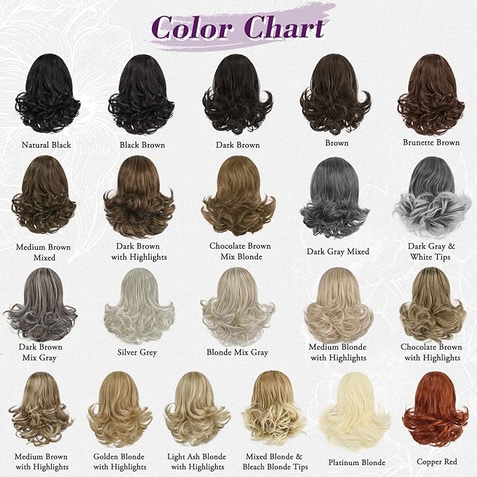 BARSDAR Short Highlight Ponytail Extension - 10 Inch Wavy Drawstring Comb Clip Pony Tails Hairpieces for Women, Synthetic Clip in Ponytail Hair Extensions - Chocolate Brown with Highlights