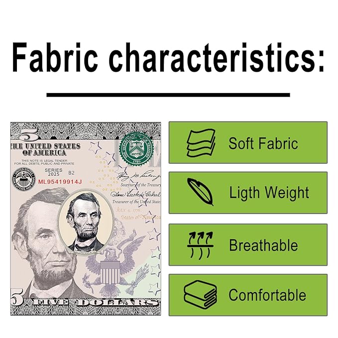 Barber Capes for Men, Hair Cutting Cape with Copper Snaps, Salon Cape for Stylist, Waterproof Large Hairdressing Gown- 63”× 56”, 5 Dollars Pattern