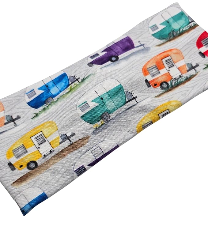 Soft Stretchy Headband, 3-in-1 Versatile Twist Style, One-Piece (Retro Camper, Child)