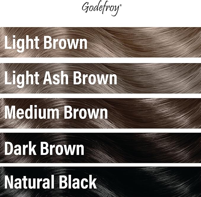 Godefroy Hair Color TK 20 Application and 4 oz Coloring Stain Remover Combo, Complete Coverage of Gray Hair Roots, Salon Quality Results - Light Brown