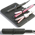 Heat Mat for Curling Iron, Oversize Silicone Resistant Mat for Hair Tools, Hot Pad for Hair Straightener, Flat Irons and Hot Hair Styling Tools Home Travel Gym Salon (15.7" x 11.8")