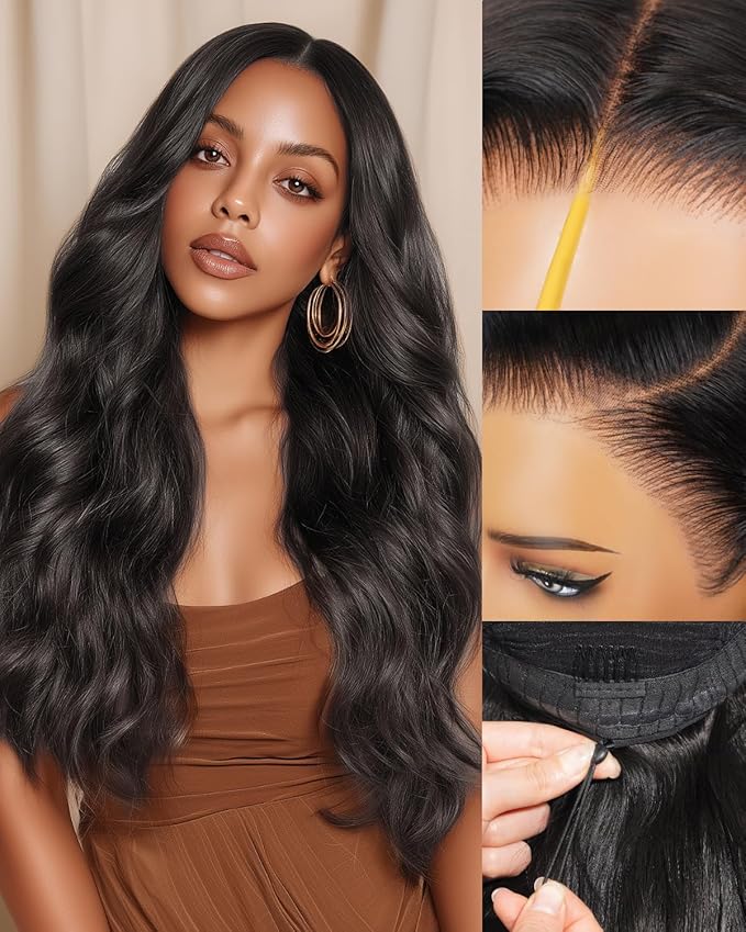 Arabella Hair 13x6 Lace Front Wigs Human Hair 210% Density Glueless Wig Human Hair 100% Body Wave Human Hair Wigs 12A Pre Plucked Pre-Bleached Pre-Cut Glueless Wig (20inch,13x6 body wave)