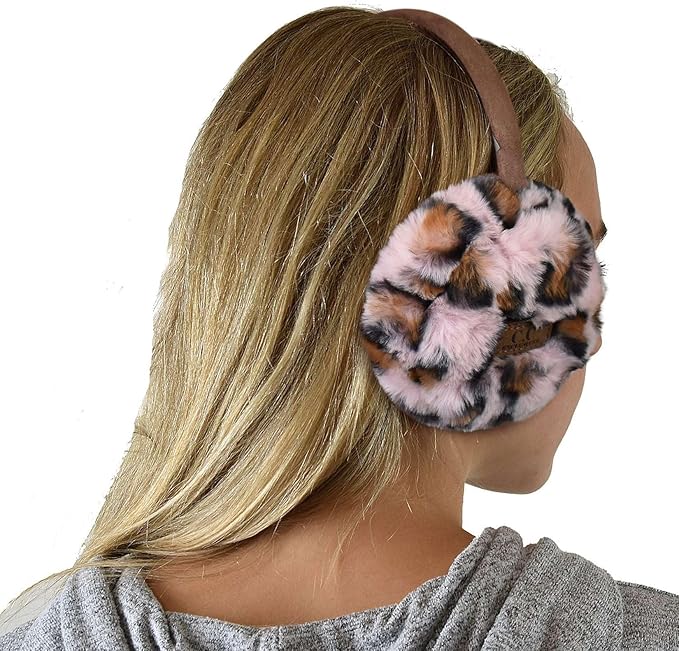 C.C Soft Winter Warm Adjustable Headband Ear Warmer Earmuffs