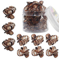 9 PCS Octopus Hair Clips 4cm Medium Small Hair Claw Clips Amber Hair Aceessories Nonslips, Strong Grips for Women Girls Thin to Thick Hair Pack Hair, Design Hairstyles.