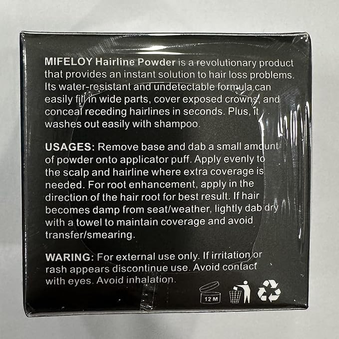 Root Touch Up Powder, Instantly Gray Hair Cover Up, Women Color Root Coverage Shadow Powder for Thinning Grey Hairline, Men Roots Concealer for Hair Loss Beard Line Eyebrow, Blonde