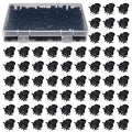 Cobahom 120PCS Mini Claw Hair Clips, 0.39 Inch/1cm Claw Clips for Hair, No-Slip Plastic Small Jaw Clips for Fine Thin Hair, Micro Hair Clips for Women Girls, Black