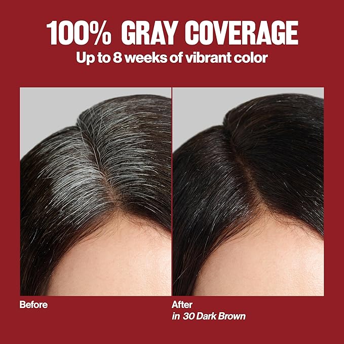 Revlon ColorSilk with Bond Repair Complex, Auburn Permanent Hair Color, 100% Gray Coverage, Ammonia Free Hair Dye, Vegan Keratin, 31 Dark Auburn (Pack of 3)