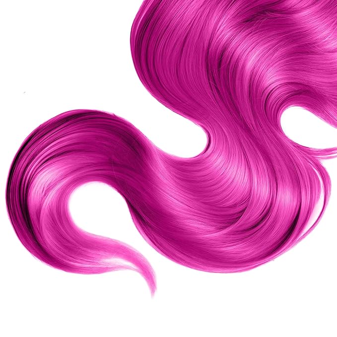Punky Flamingo Pink Semi Permanent Hair Color - Vegan & Cruelty-Free Conditioning Hair Dye, Lasts Up to 35 Washes, 3.5 fl oz