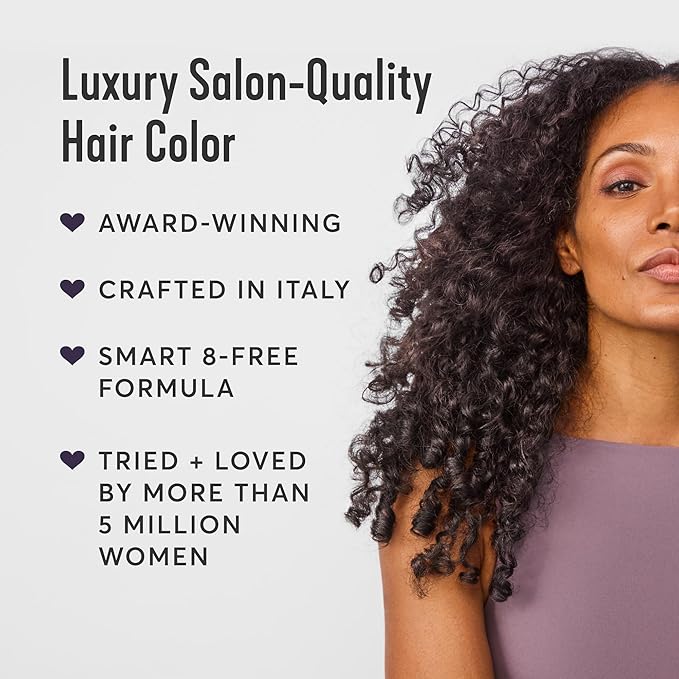 Madison Reed Radiant Hair Color Kit - 2NNA Darkest Cool Black with Ash Undertones (Pescara Black), Dimensional Gray Hair Blending Permanent Hair Dye, PPD-Free & Ammonia-Free, 1 Pack