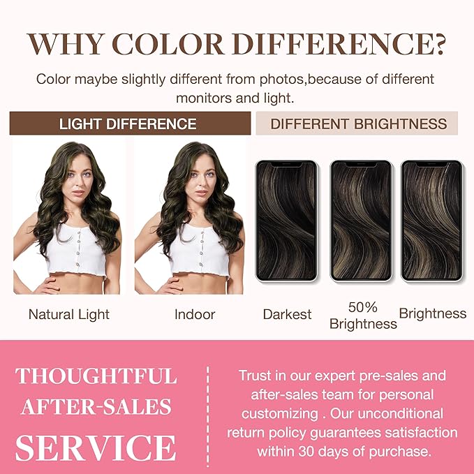 GOO GOO Clip in Hair Extensions Real Human Hair, Remy Human Hair Extensions Clip ins for Women, Natural Human Hair, 24inch 140g 7Pcs, #1B/6/1B Balayage Natural Black to Chestnut Brown