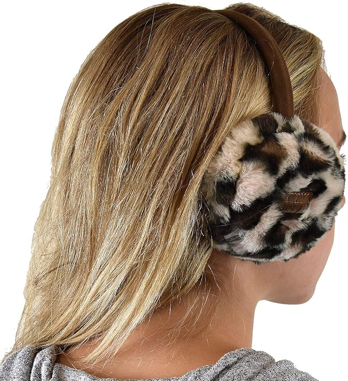 C.C Soft Winter Warm Adjustable Headband Ear Warmer Earmuffs