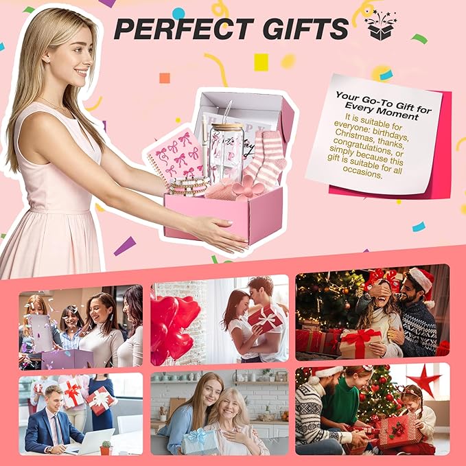 Eirunyx Birthday Gifts for Teen Girls Women, Teen Girl Gifts,Happy Birthday Gift Box For Girl, Women,Friend, Daughter, Niece, Granddaughter,Sister