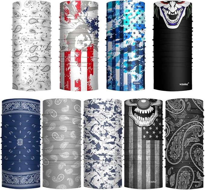 Neck Gaiter Face Cover - Sun Protection Mask Balaclava for Men and Women