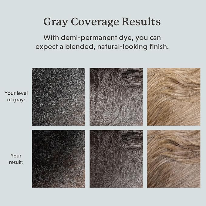Hair & Beard Color for Blending Grays 2 pack - Dark Brown - Ammonia-Free Complete Men’s At-home Beard & Hair Dye Kit, Professional-grade Demi-Permanent Hair Color (4.0)