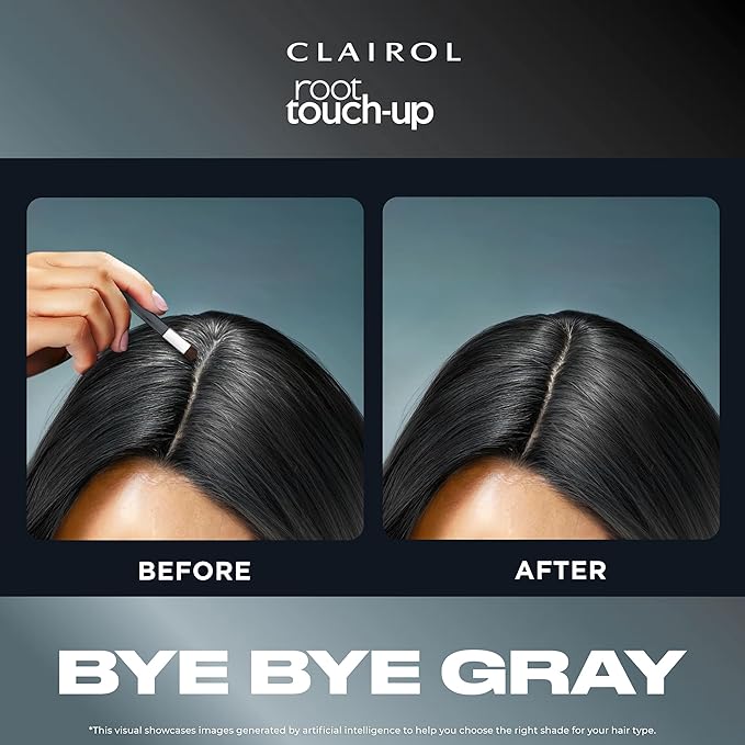 Clairol Root Touch-Up Temporary Concealing Powder, Light Brown Hair Color, Pack of 3