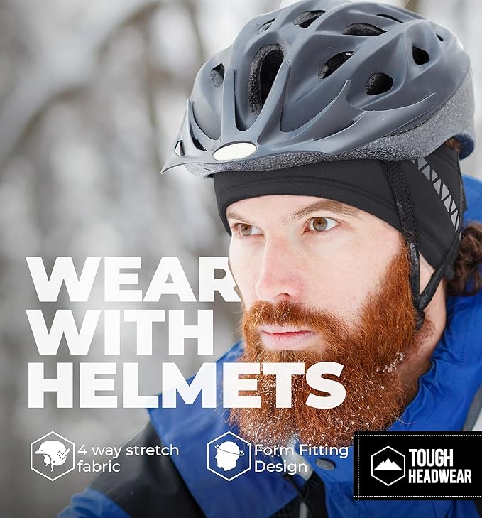 Tough Headwear Winter Headbands for Women - Ear Warmers - Ear Muffs for Winter - Fleece Headband for Men & Women for Cold Weather