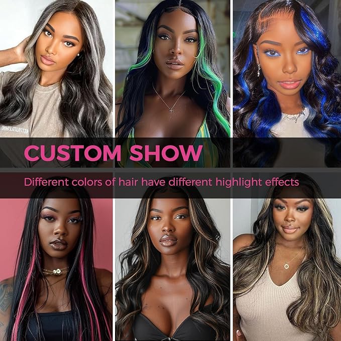 Lashey Seamless Clip in Hair Extensions Human Hair 37g 4pcs Blue Hair Extensions Real Human Hair 14 Inch Straight Hair Extension Clips with PU Soft Invisi Edge