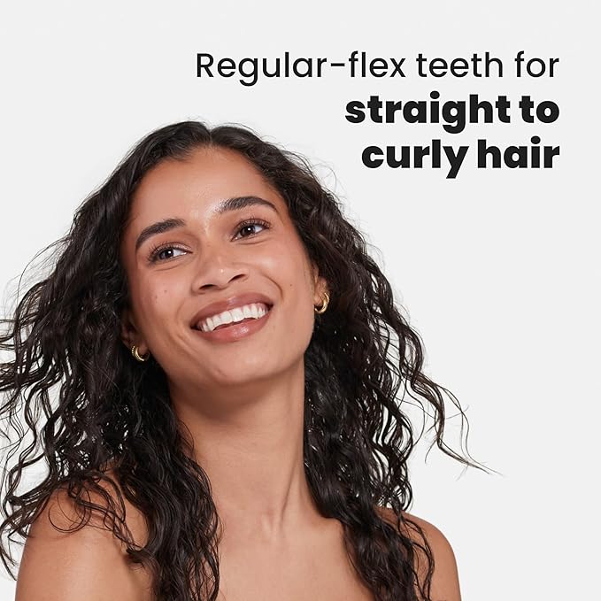 Tangle Teezer Ultimate Detangler Hairbrush, Eliminates Knots & Reduces Breakage, Mini Hair Brush for Travel, Small Hands & All Hair Types, Pink Punch