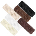 6pcs Crochet Headband Multi Color Retro Knit Elastic Headbands for Women - Soft Stretch Headbands for Parties, Sports, and Everyday Wear