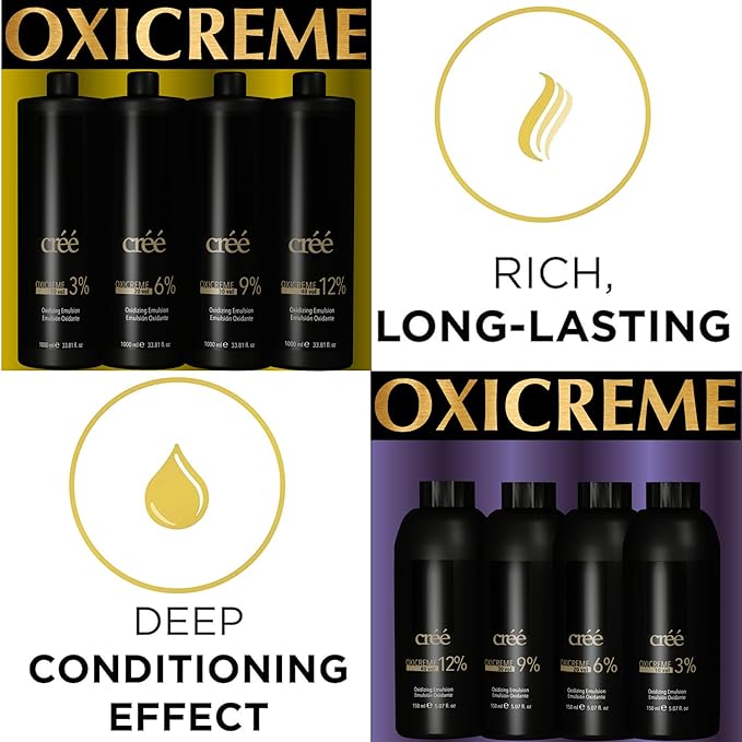 Cree Professional Oxicreme Peroxide Developer Series (10 Volume, 1000 ml)