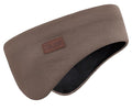 Winter Ear Warmer Headband for Men Women Double-Layer Knit Ear Muffs Cover with Fuzzy Lining for Running and Cycling (Brown, One Size)