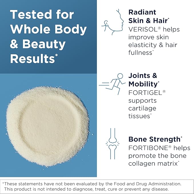 Designs for Health Whole Body Collagen Powder - Hydrolyzed Collagen Peptides Powder for Healthy Skin & Hair, Joint + Bone Health - Fortigel & Verisol Collagen, Unflavored (30 Servings)