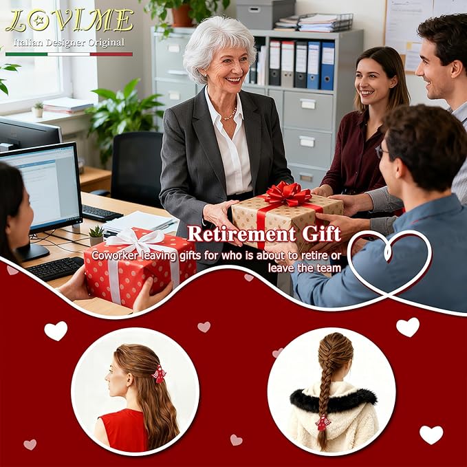 Inspirational Birthday Gifts for Older Lonely Women, "Guardian Angel" Premium Hair Clip, Goodbye Farewell Gifts for Retirement Moving Away Grandmother from Sister Bestie daughter, Still with You