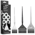 FRAMAR Hair Color Brush Set – Glitter Color Brush, Hair Dye Brush Kit, Hair Coloring Brush, Hair Color Brushes For Hair Stylist, Hair Dying Brush, Hair Salon Supplies, Hair Dye Brushes – 3Pk