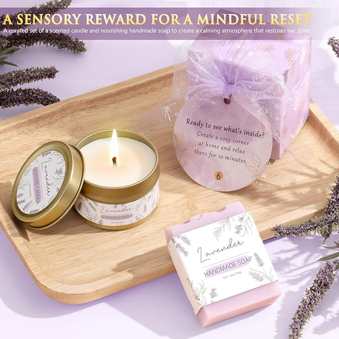 Christmas Gifts for Women & Teenage Girls, 10 Day Self Love Challenge to Unlock 10 Wrapped Spa Gift Baskets, Tween Teen Girl Trendy Stuff Bath Shower Sets Self Care Birthday Gifts Stocking Stuffers