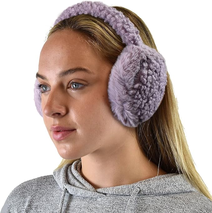 C.C Soft Winter Warm Adjustable Headband Ear Warmer Earmuffs
