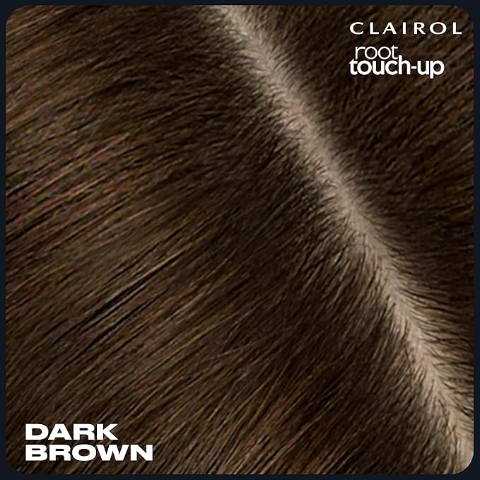 Clairol Root Touch-Up Temporary Concealing Powder, Dark Brown Hair Color, Pack of 3