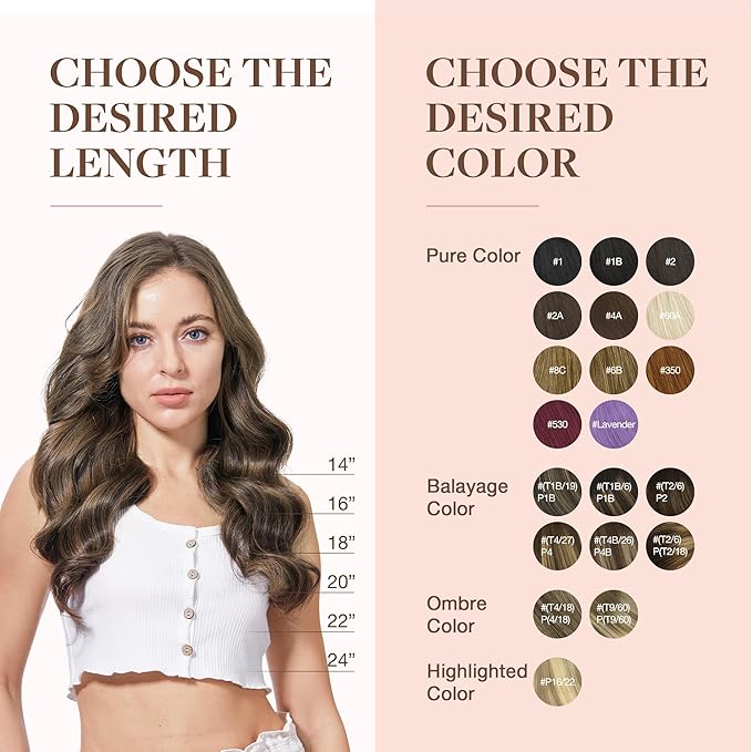 GOO GOO Clip in Hair Extensions Real Human Hair, Remy Human Hair Extensions Clip ins for Women, Natural Human Hair, 18inch 120g 7Pcs, 4D/14/5B Brunette Balayage