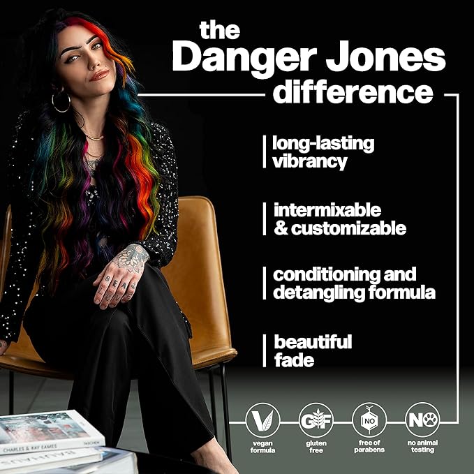 Danger Jones Semi-Permanent Hair Color (Antique - Rose Gold)