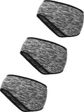 Blulu 3 Pcs Fleece Ear Warmers for Men Women Headband Cover Ear Muffs for Cold Weather Winter Running Cycling Ski