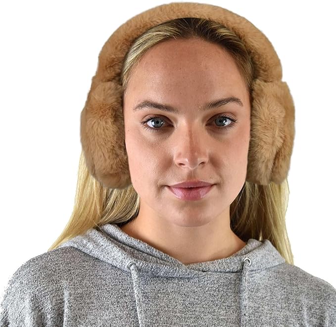 C.C Soft Winter Warm Adjustable Headband Ear Warmer Earmuffs