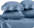 Bare Home Microfiber Bulk Pillow Cases - Standard/Queen Size Set of 4 - Cooling Pillowcases - Double Brushed - Coronet Blue Pillowcases 4 Pack - Easy Care (Standard - 4 Pack, Coronet Blue)
