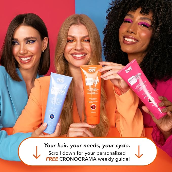 FASHION GOLD Cronograma Capilar, VIRAL 3-SECOND HAIR FIX, Hair Mask for Damaged Hair, Tratamiento para Cabello Seco y Maltratado, Deep Conditioner for Dry Damaged Hair, Frizz-Free