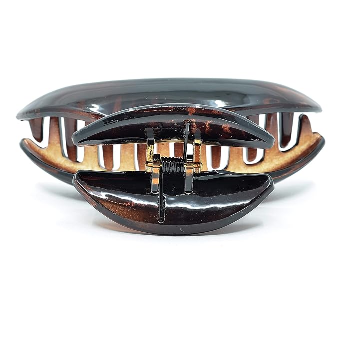Camila Paris CP2615 French Hair Clip for Women with Thick or Long Curly Wavy Hair, Claw Clips Jaw, Durable Styling Big Claw for Thick Hairs, Strong Hold No Slip Grip, Made in France