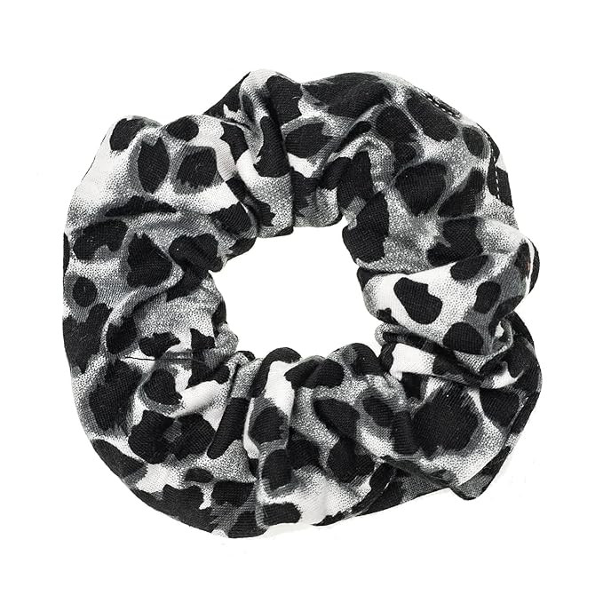 Leopard Print Scrunchies Set - 6PCS Bandana Hair Ties for Women (Assorted Prints)