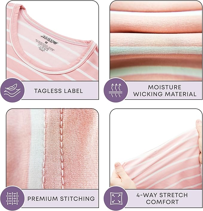 Rocky Thermal Underwear Women Long Johns Womens Thermals Top Bottom Set Fleece Lined Under Wear Clothes Base Layer Thermals