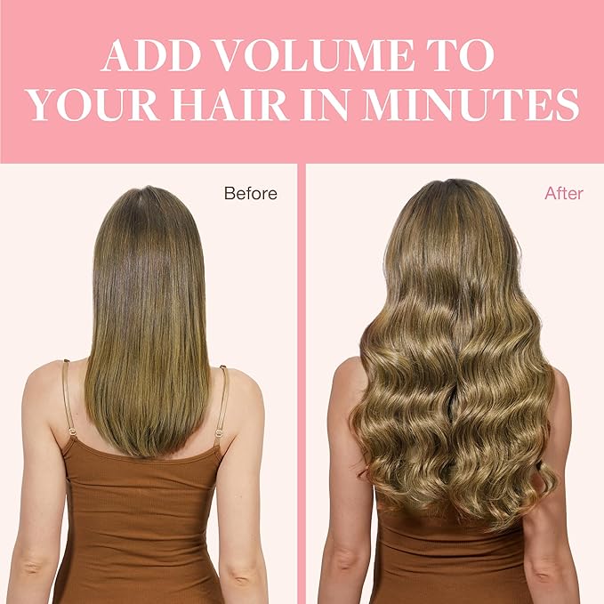 GOO GOO Clip in Hair Extensions Real Human Hair, Remy Human Hair Extensions Clip ins for Women, Natural Human Hair, 16inch 120g 7Pcs, 7 Bronde