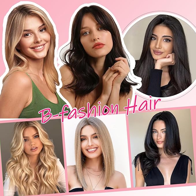 Hair Toppers for Women Real Human Hair Topper Upgrade Swiss Lace Middle Part Clip in Bangs Remy Human Hair Straight Hairpieces for Thinning Realistic Scalp 360° Cover Gray Hairy Roots Honey Brown