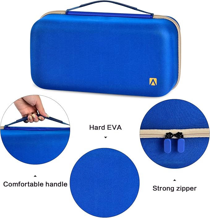 ANKHOH Case Holder Compatible with Dyson Supersonic Hair Dryer, Blow Dryer Storage Bag Fits for Dyson Supersonic Limited Gift Set Edition and Accessories(Box Only-Blue