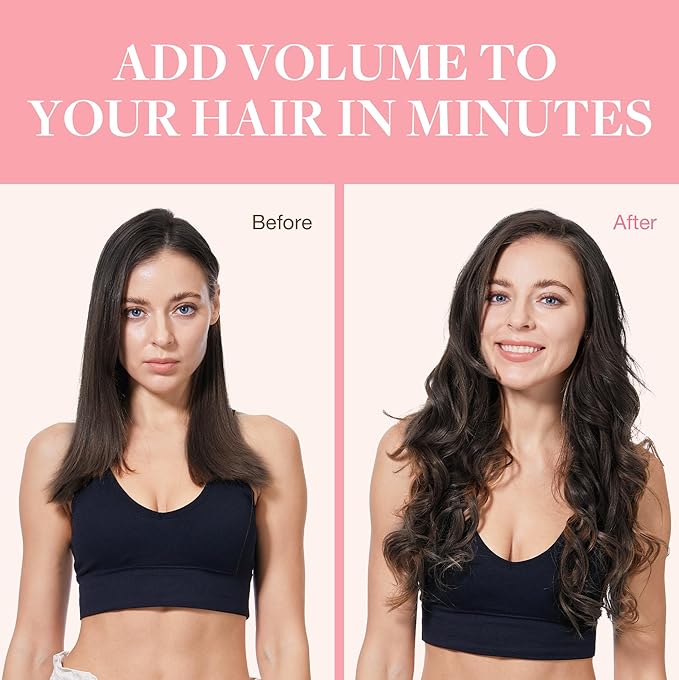GOO GOO Clip in Hair Extensions Real Human Hair, Remy Human Hair Extensions Clip ins for Women, Natural Human Hair, 26inch 180g 7Pcs, #2 Dark Brown