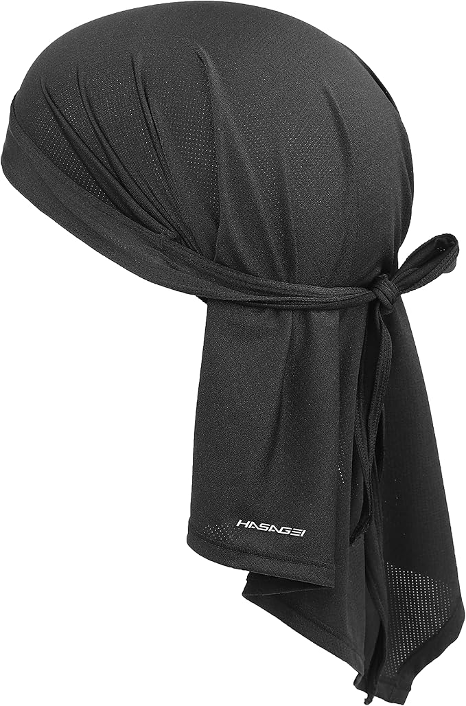 Bandanas Skull Caps for Men, Women Breathable Neck Gaiters, Sweat Wicking Do Rags Head Wraps, Helmet Liner Durag