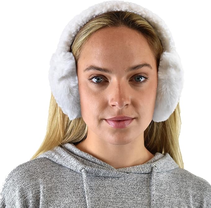 C.C Soft Winter Warm Adjustable Headband Ear Warmer Earmuffs