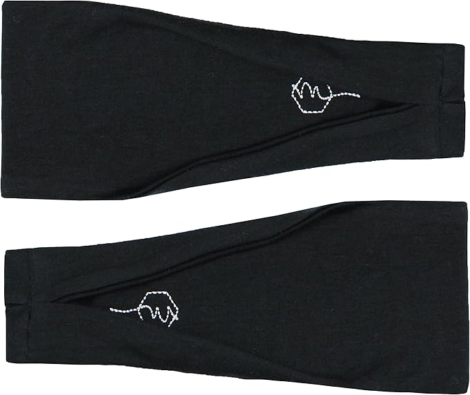 Maven Thread 4" Wide Workout Headbands for Women (2 Pack) – Non-Slip Sweatbands for Gym, Running & Yoga